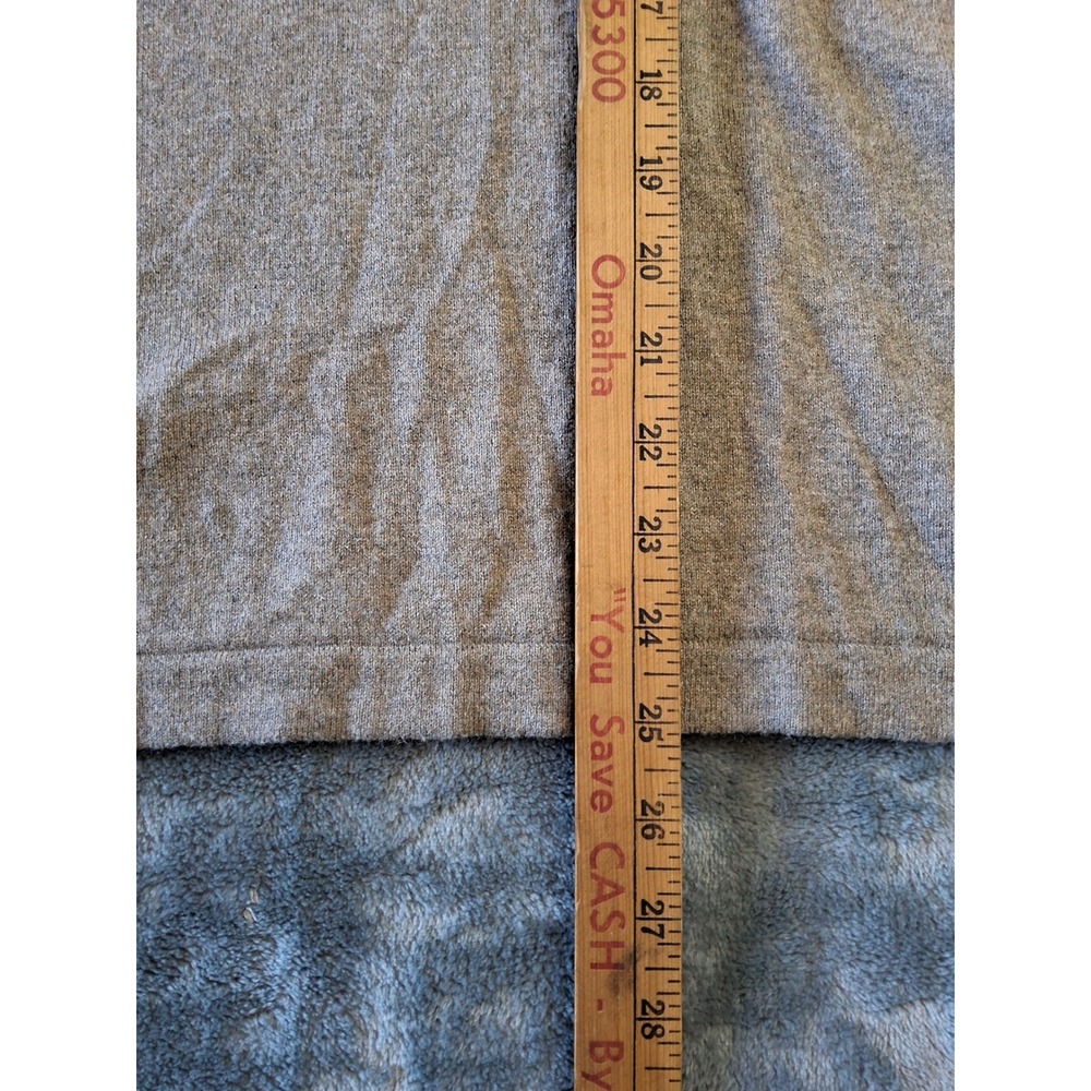 Eddie Bauer Mens TXL‎ V-Neck Sweater Cotton Merino Wool Blend Heather Tan Brown - Picture 11 of 12